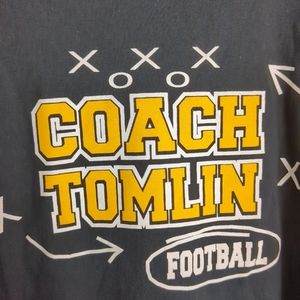 New Steelers Coach Tomlin Training Camp Shirt XL Hard To Find!